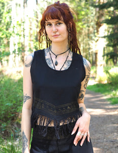 Celestial Nomad Top Zwart