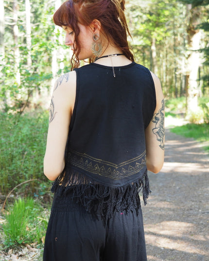 Celestial Nomad Top Zwart