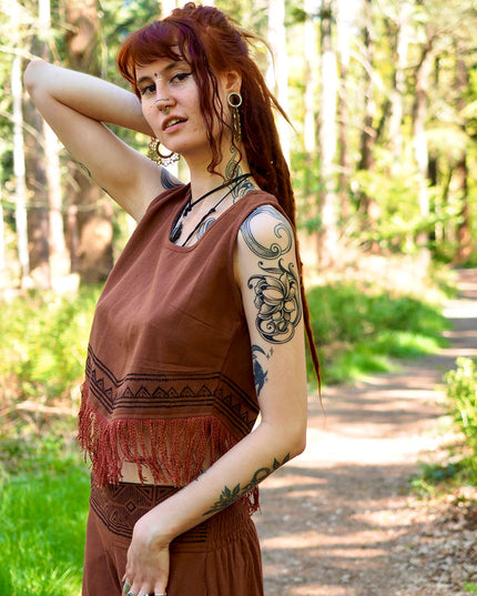 Celestial Nomad Top warm Bruin
