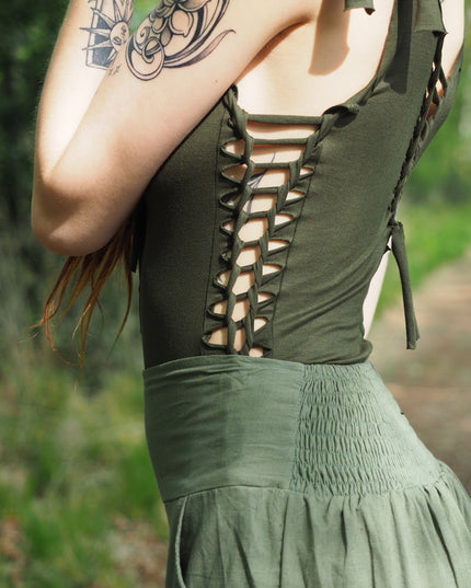 Bodystocking groen