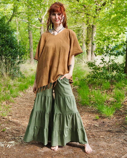 Desert Breeze poncho Lichtbruin