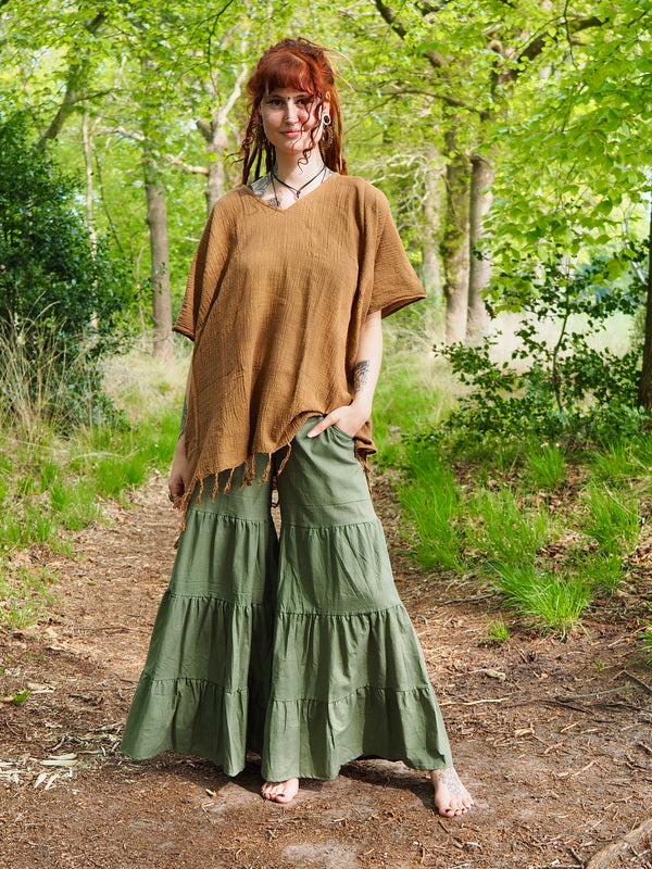 Desert Breeze poncho Lichtbruin