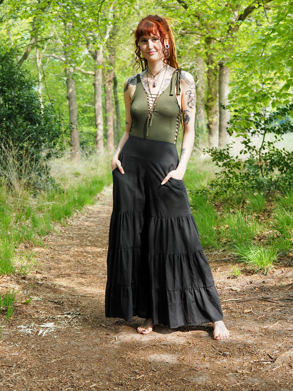 Happy Wanderer Pants (skirt) Black 