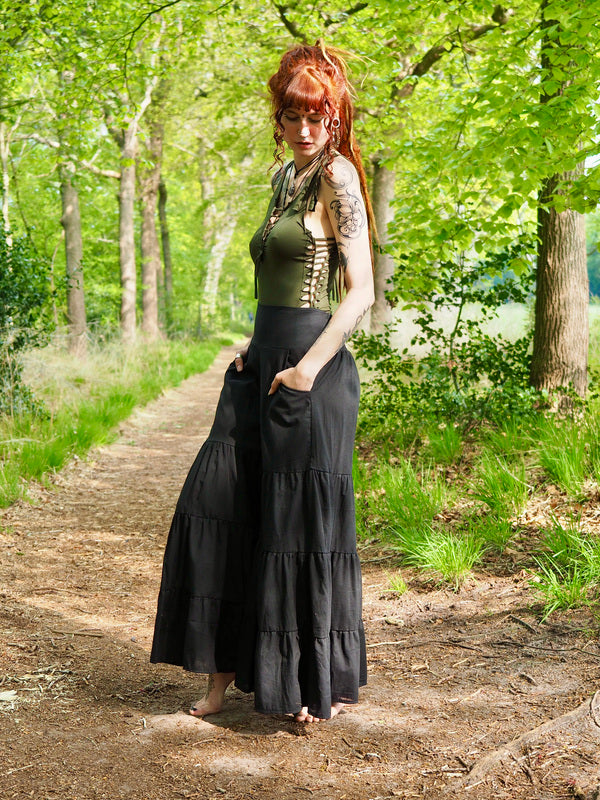 Happy Wanderer Pants (skirt) Black 