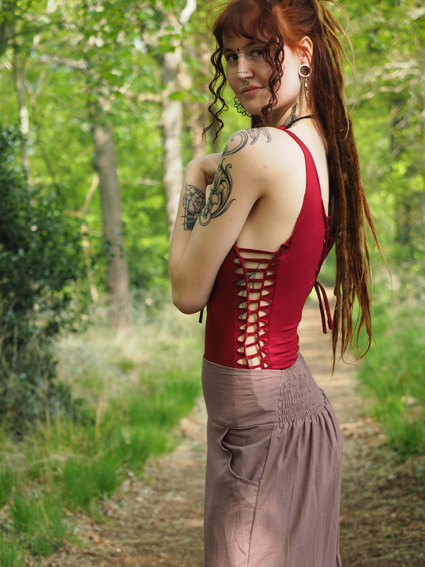 Bodystocking Marroon