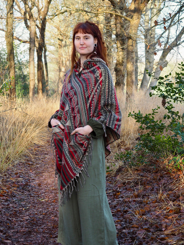 Fleece Poncho