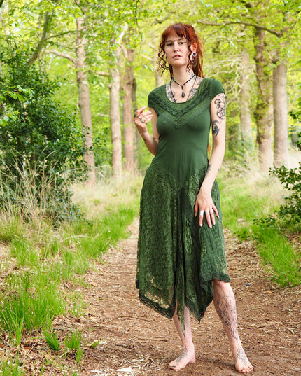 Ysolde jurk Groen
