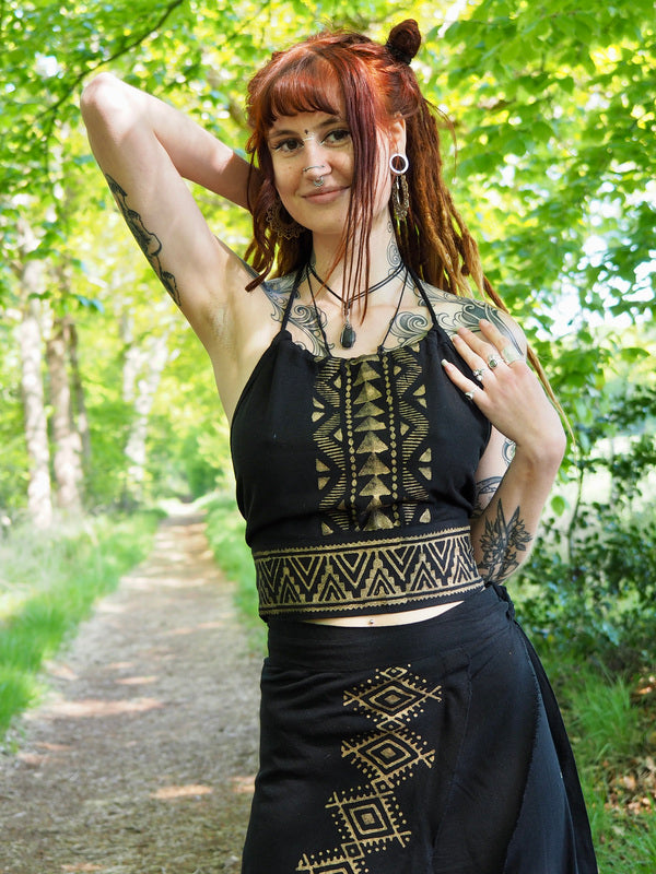 Mystic Mesa Zomertop zwart