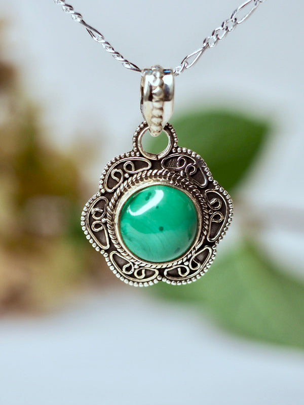 Real Turquoise Edelsteen Hanger 925 zilver