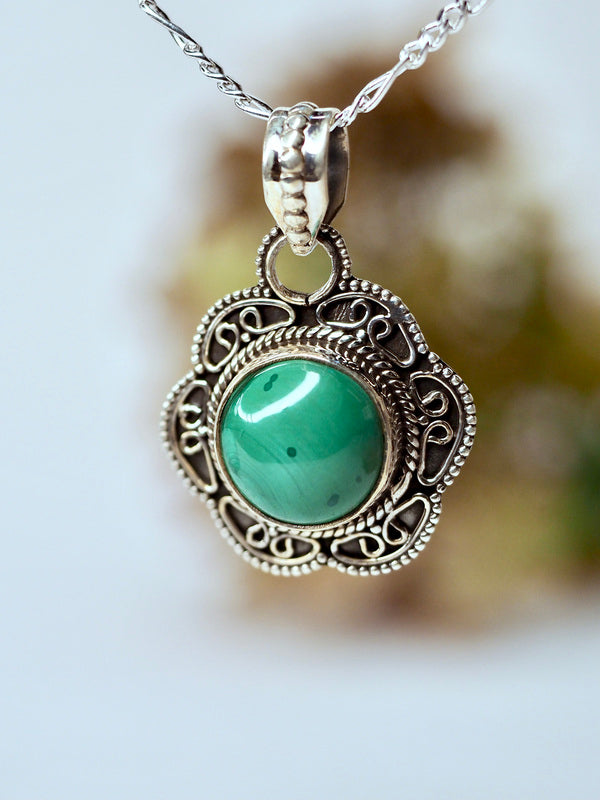 Real Turquoise Edelsteen Hanger 925 zilver