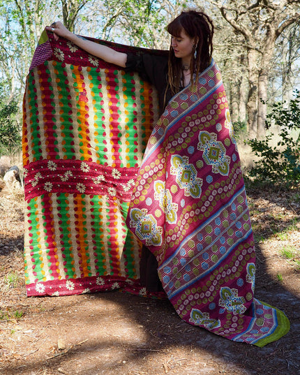 Khanta Quilt deken 9