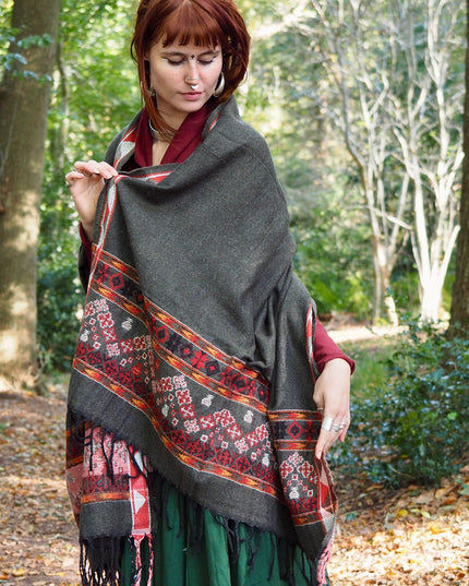 Shawl Fleece Brown