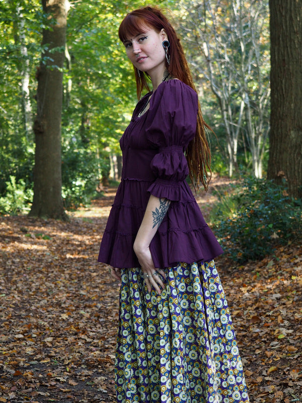 Boho Blouse Paars