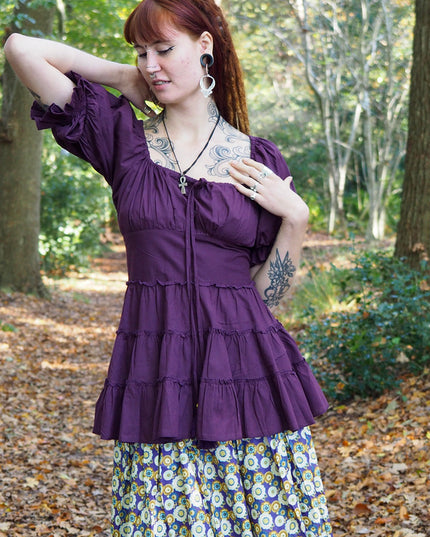 Boho Blouse Paars
