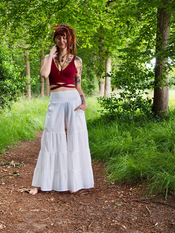 Happy Wanderer Pants (skirt) Moss Green 