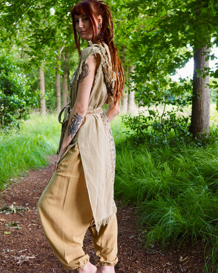 Soul wrap kimono Licht bruin