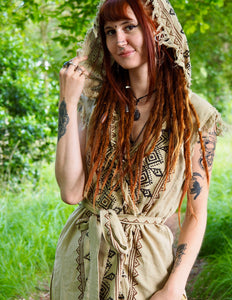 Soul wrap kimono Licht bruin