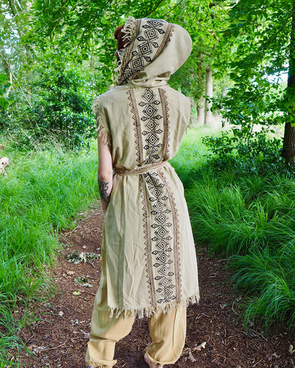 Soul wrap kimono Licht bruin