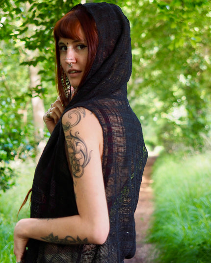 Gaia Boho vest Zwart