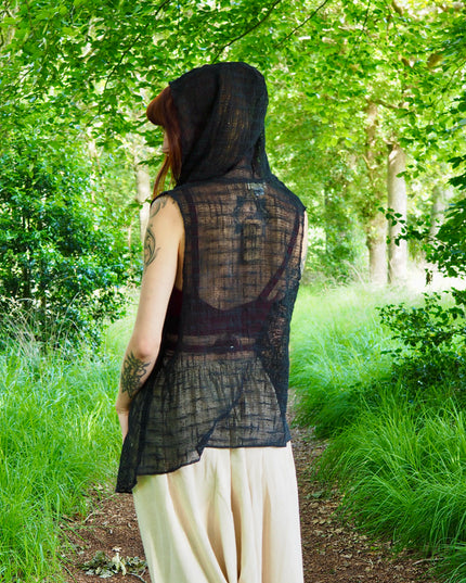 Gaia Boho vest Zwart