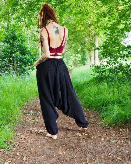 Harmonia Harem Pant Maroon Red