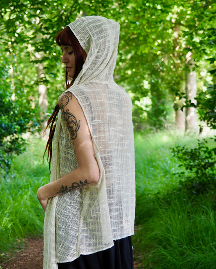 Gaia Boho vest Gebroken wit