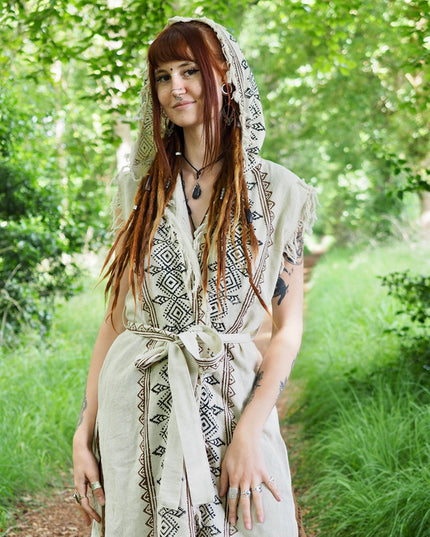 Soul wrap kimono Gebroken Wit