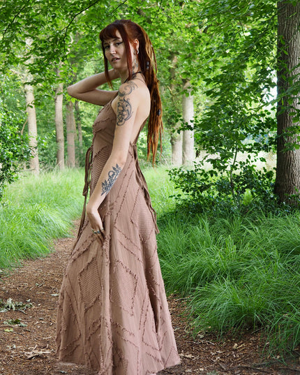 Ancient Whispers Summer Dress Dark Green