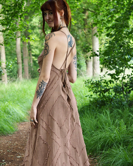 Ancient Whispers Summer Dress Dark Green