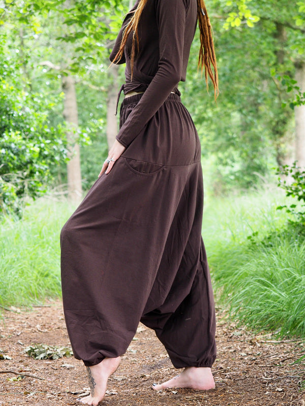 Harmonia Harem Pant Maroon Red