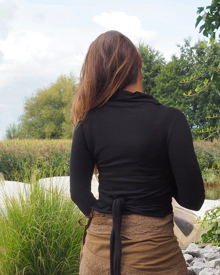 Astarte Top Bamboo/Cotton Zwart