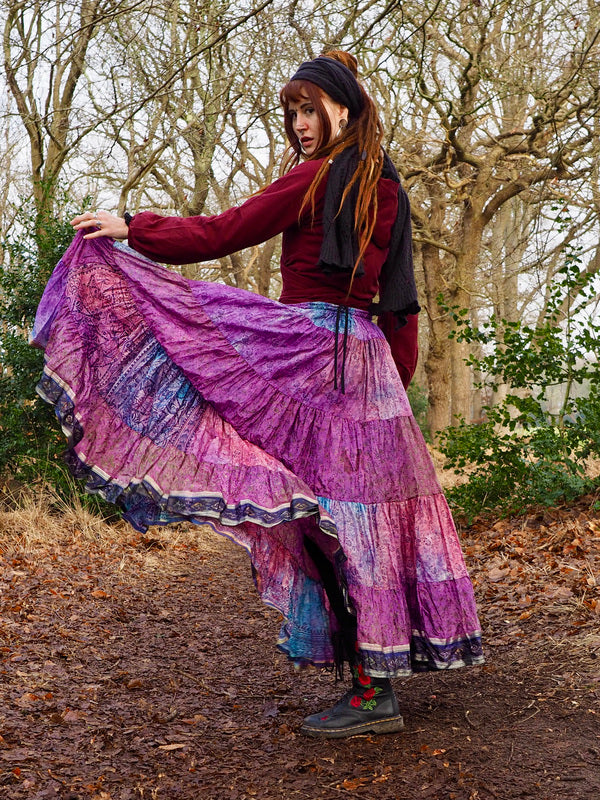 Tie Dye Zijden Rok 287