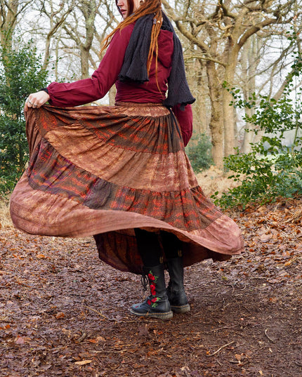 Tie Dye Zijden Rok 288