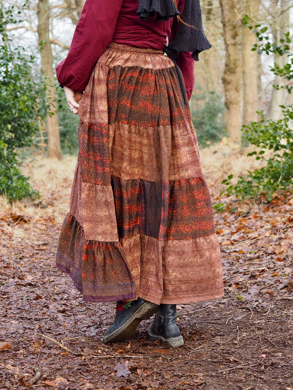 Tie Dye Zijden Rok 288