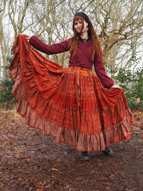 Tie Dye Zijden Rok 289