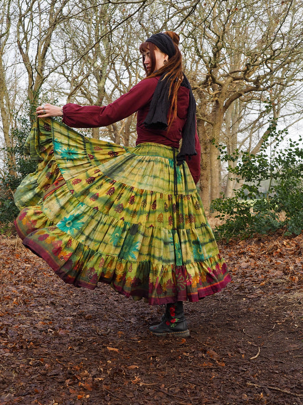 Tie Dye Zijden Rok 290