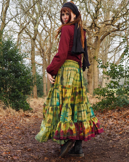 Tie Dye Zijden Rok 290