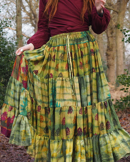 Tie Dye Zijden Rok 290