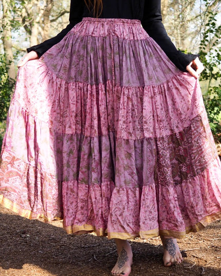 Silk Gypsy Skirt 205