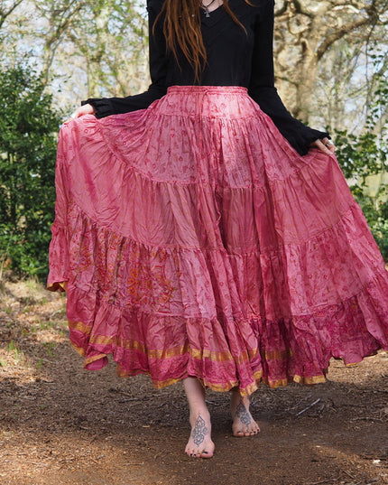 Silk Gypsy Skirt 205