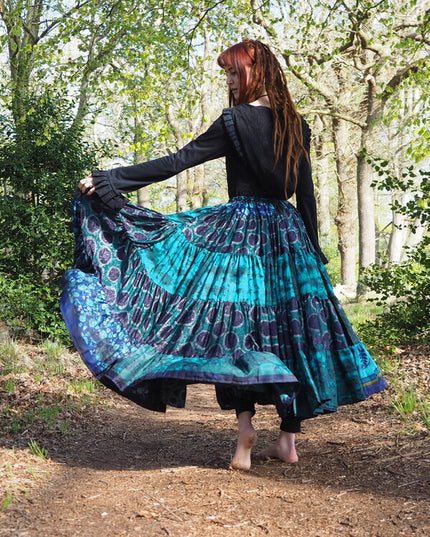 Tie Dye Zijden Rok 198