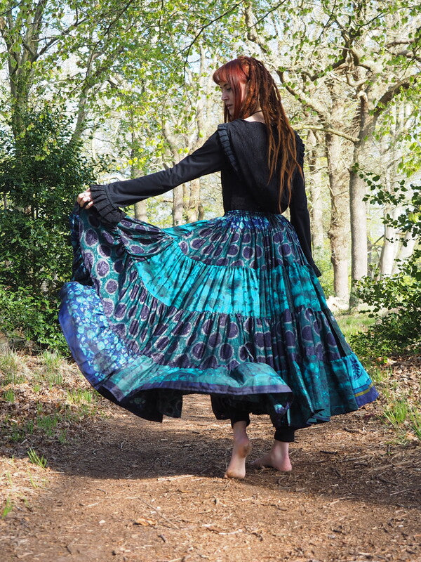 Tie Dye Zijden Rok 198