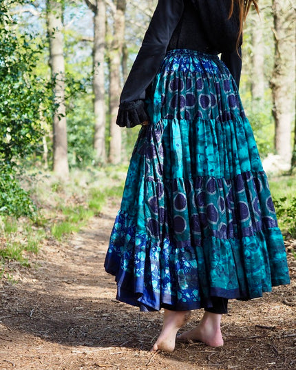 Tie Dye Zijden Rok 198