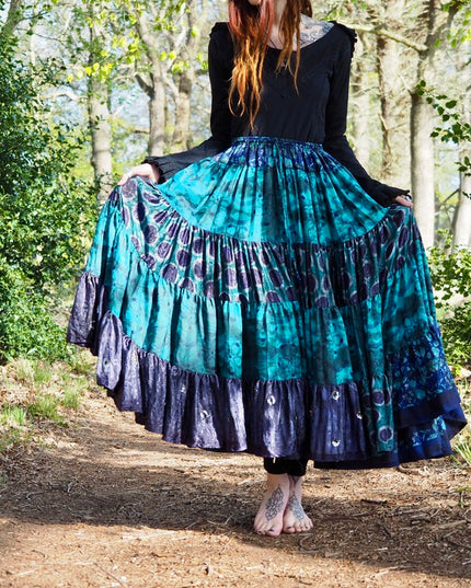 Tie Dye Zijden Rok 198
