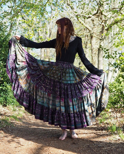 Tie Dye Zijden Rok 203
