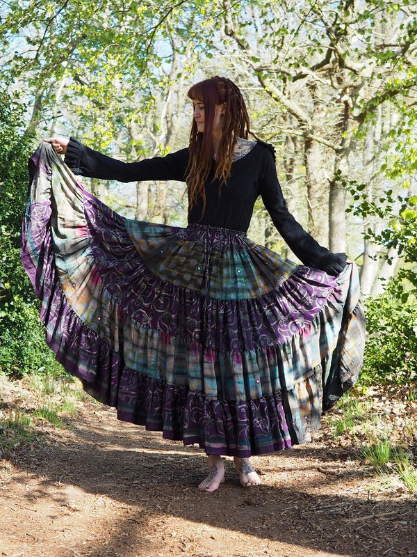 Tie Dye Zijden Rok 203