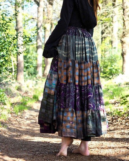 Tie Dye Zijden Rok 203