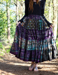 Tie Dye Zijden Rok 203