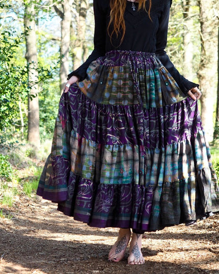 Tie Dye Zijden Rok 203