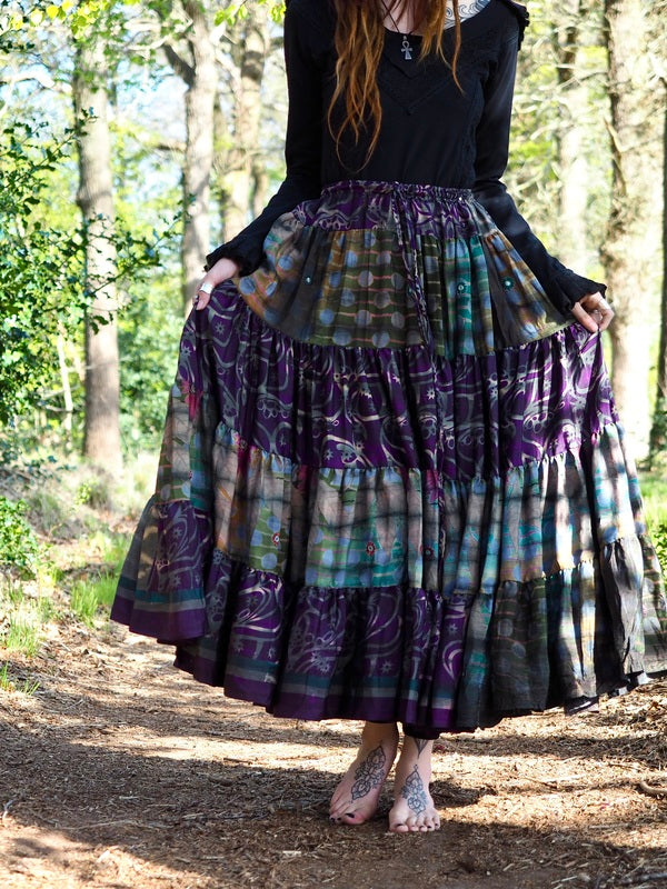 Tie Dye Zijden Rok 203